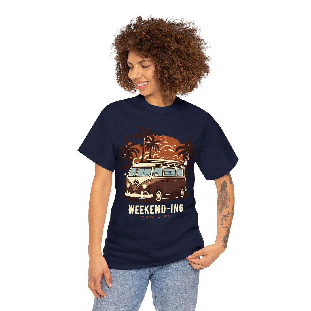 Weekend-ing Adventure Van Life T-Shirt - Escape in Style