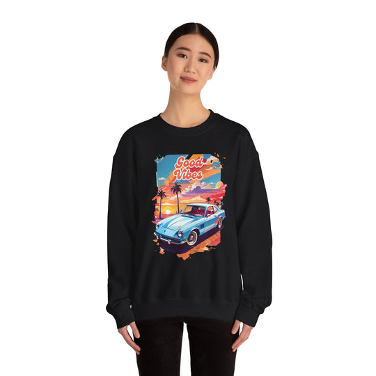 Vintage Ride Good Vibes Sweatshirt-  Easy Rider Fashion