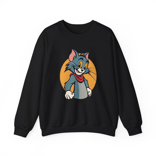 Tom Cat Grin Sweatshirt -  Joyful Jumper