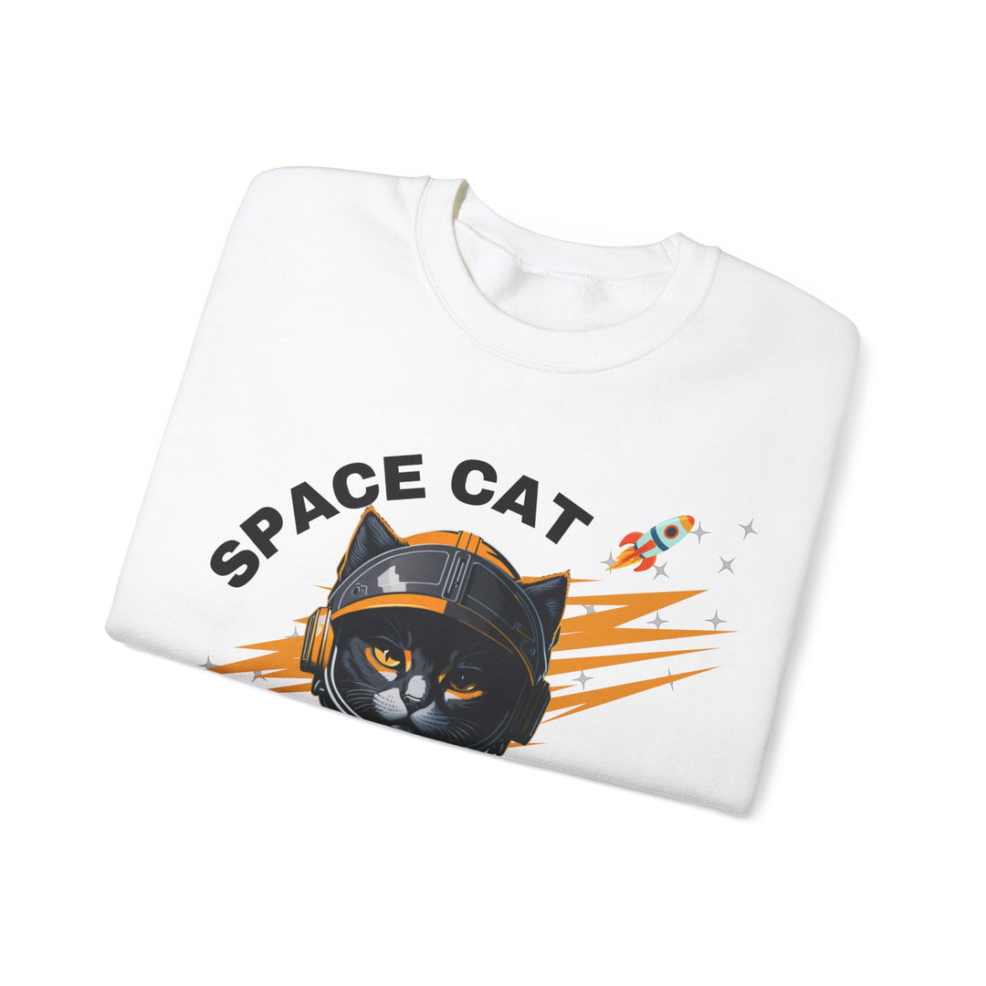 Space Cat Astronaut Sweatshirt - Lost In Space