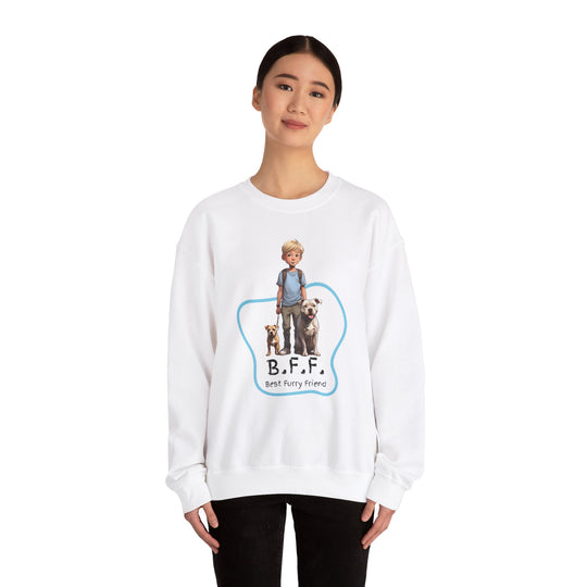 Best Furry Friend in City Lights Dog Sweatshirt -Bffs