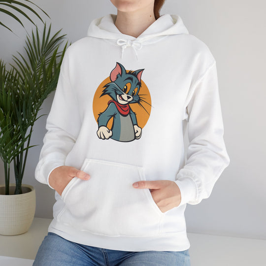 Tom Cat Grin Hoodie - Joyful Jumper