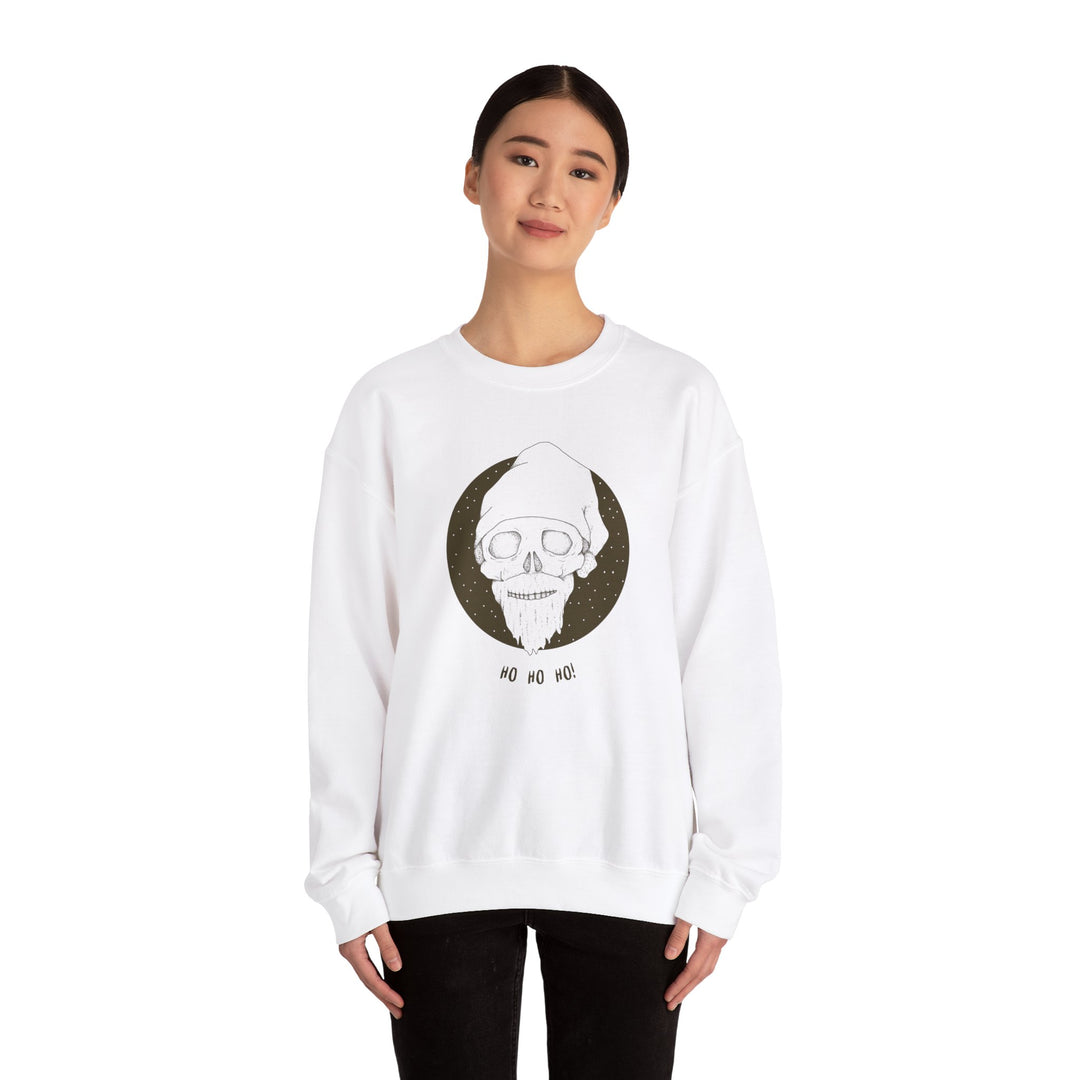 Dark Santa Skull Holiday Sweatshirt