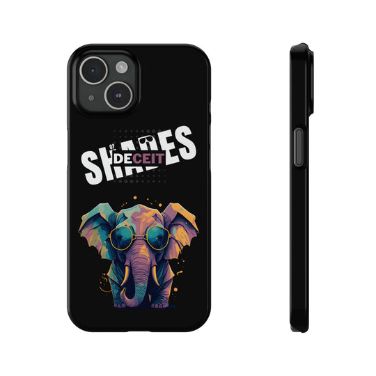 Cool Elephant Slim Phone Cases - Wave Fusions