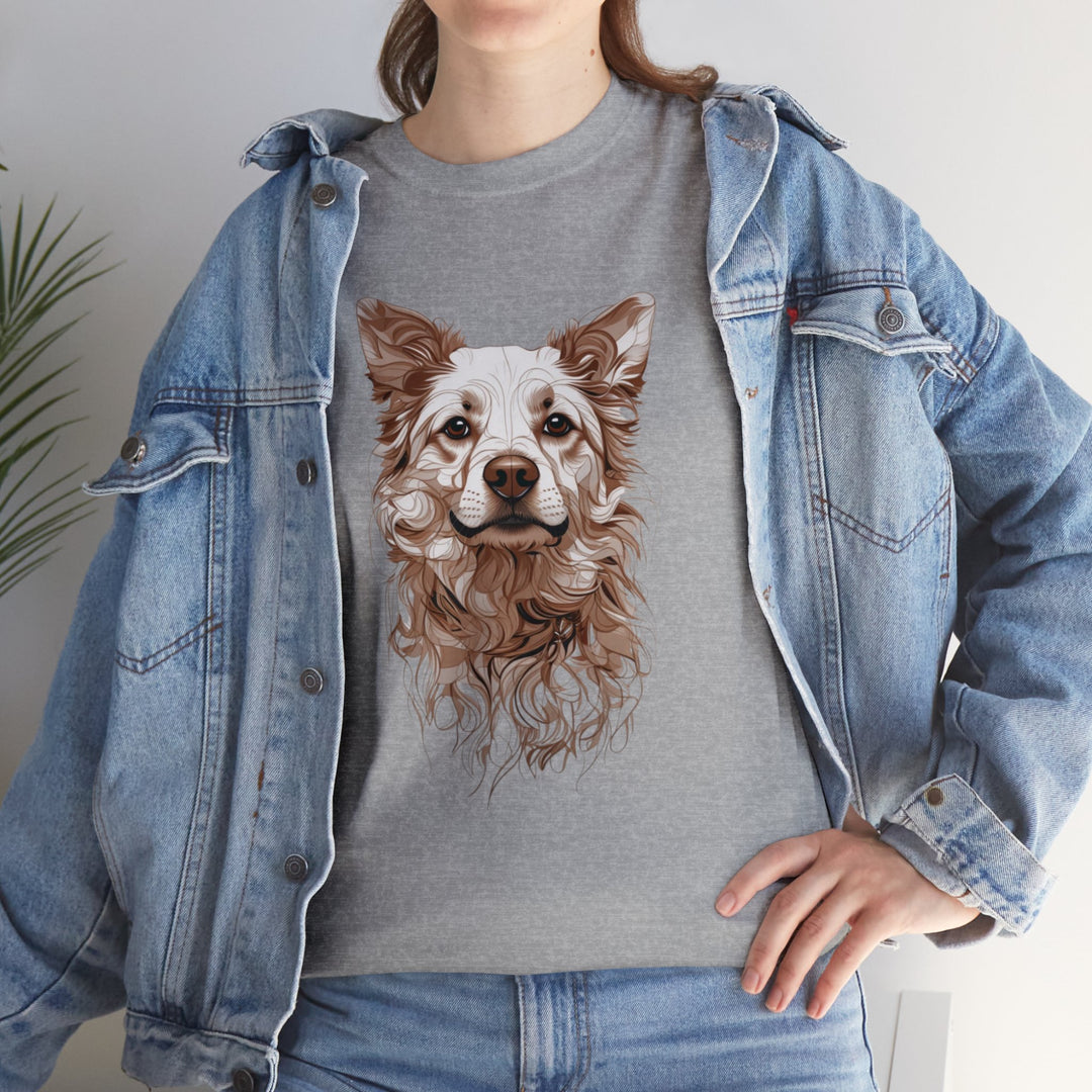 Furry Friend Dog T-shirt - Lifelike Pup