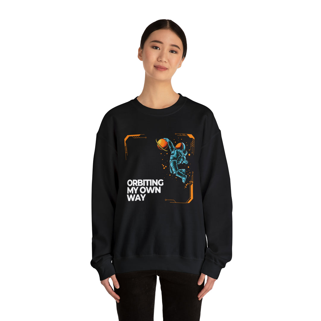 Orbiting My Own Way Unisex Sweatshirt - Wave Fusions