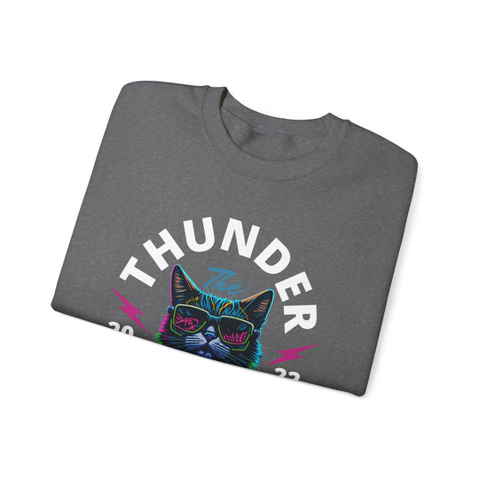 Thunder Studio Cat Sweatshirt - DJ Cat Vibe