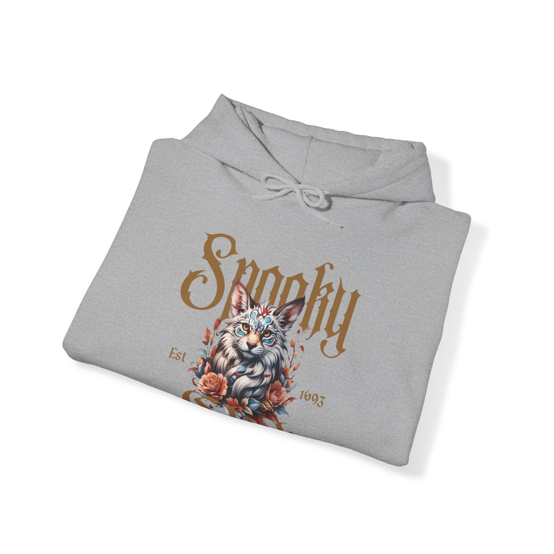 Spooky Club Floral Feline Cat Hoodie - Spooky Club Charm