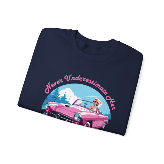 Underestimate Her Not Convertible Sweatshirt - Power and Grace Design