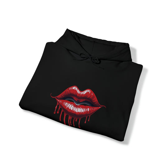 Dripping Lips Unisex Hoodie - Wave Fusions