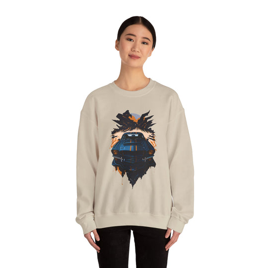 Muscle Car Enthusiast Sweatshirt - Revved Up Style