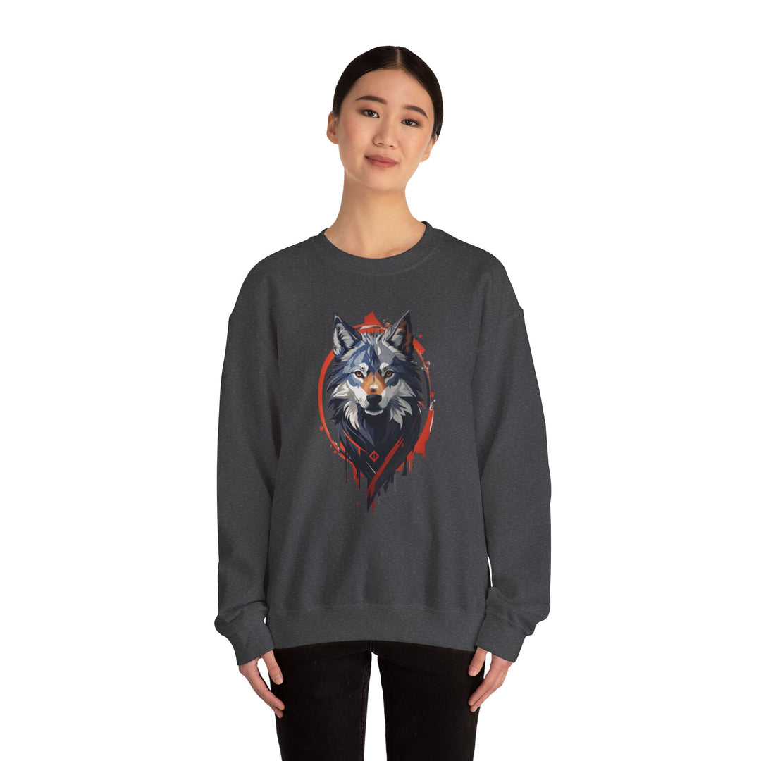 Alpha Wolf Crest Sweatshirt - Wilderness Royalty