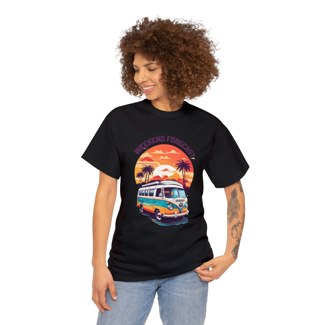 Weekend Forecast Van Life T-Shirt - Weekend Forecast Sunset Edition