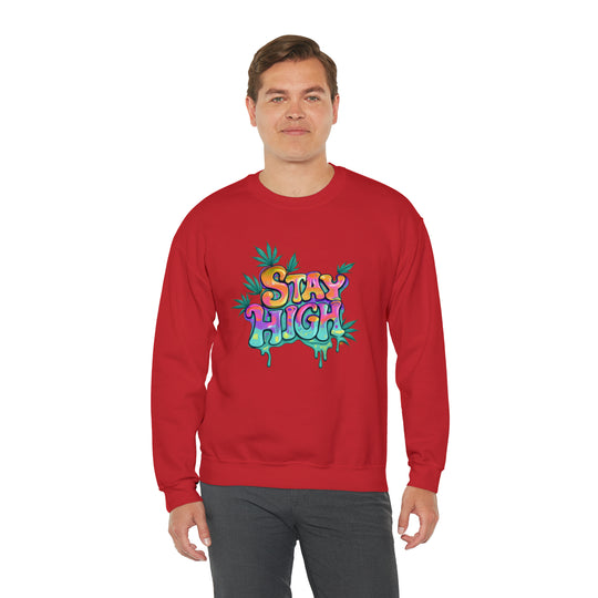 Stay High Unisex Heavy Blend™ Crewneck Sweatshirt - Wave Fusions