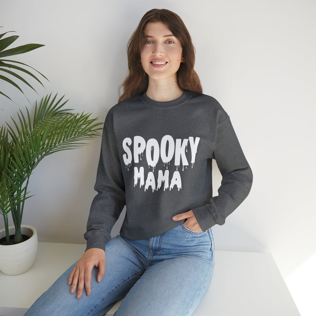 Spooky Mama Unisex Heavy Blend™ Crewneck Sweatshirt - Wave Fusions