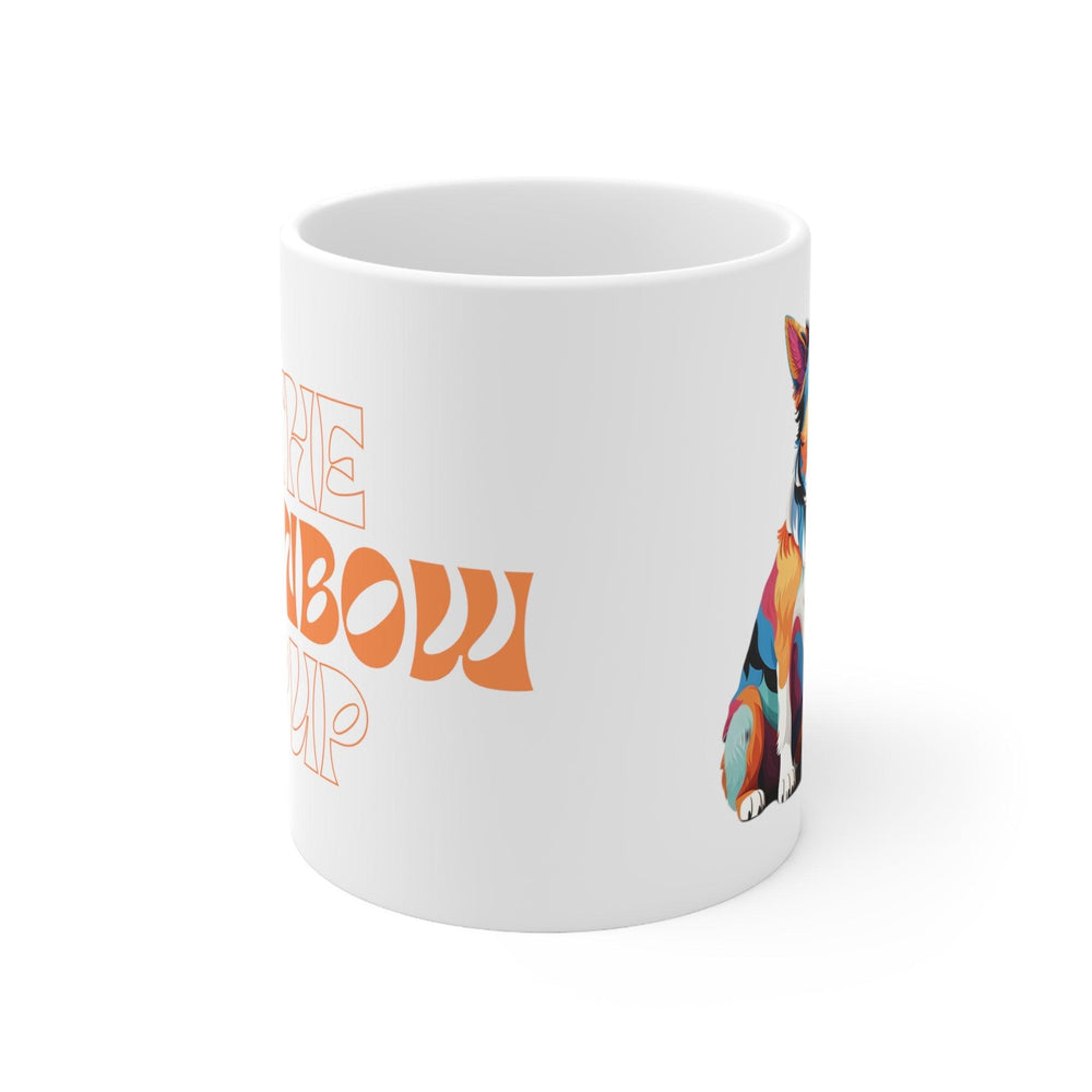 Sitting Dog Ceramic Mug - Wave Fusions