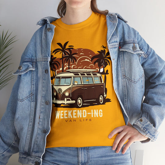 Weekend-ing Adventure Van Life T-Shirt - Escape in Style