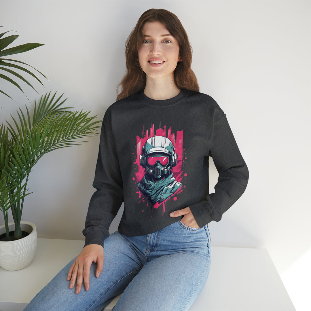 Gas Mask Astronaut Unisex Sweatshirt - Wave Fusions