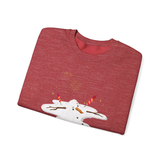 Sorry Santa Melted Snowman Holiday Sweatshirt