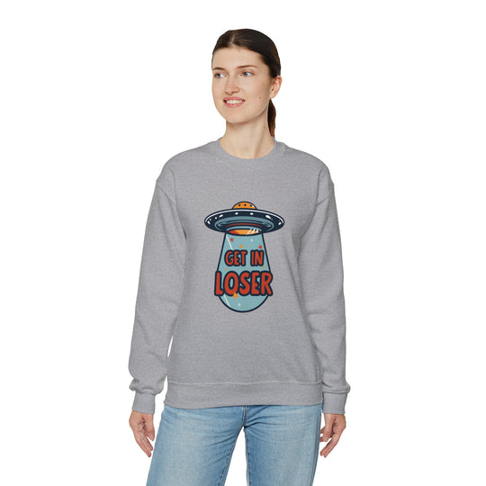 Get In Loser Unisex Heavy Blend™ Crewneck Sweatshirt - Wave Fusions