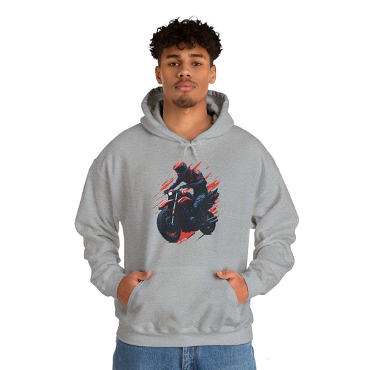 Biker Unisex Hooded Sweatshirt