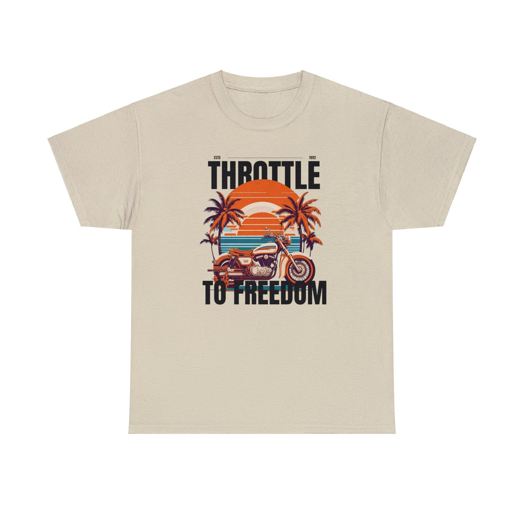 Throttle To Freedom Unisex T Shirt - Wave Fusions