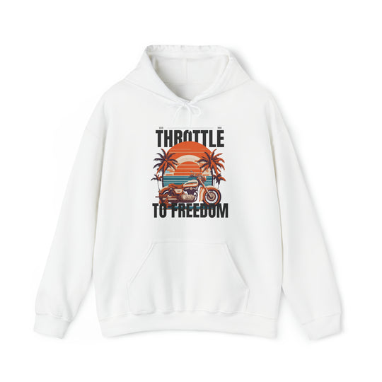 Throttle To Freedom Unisex Hoodie - Wave Fusions