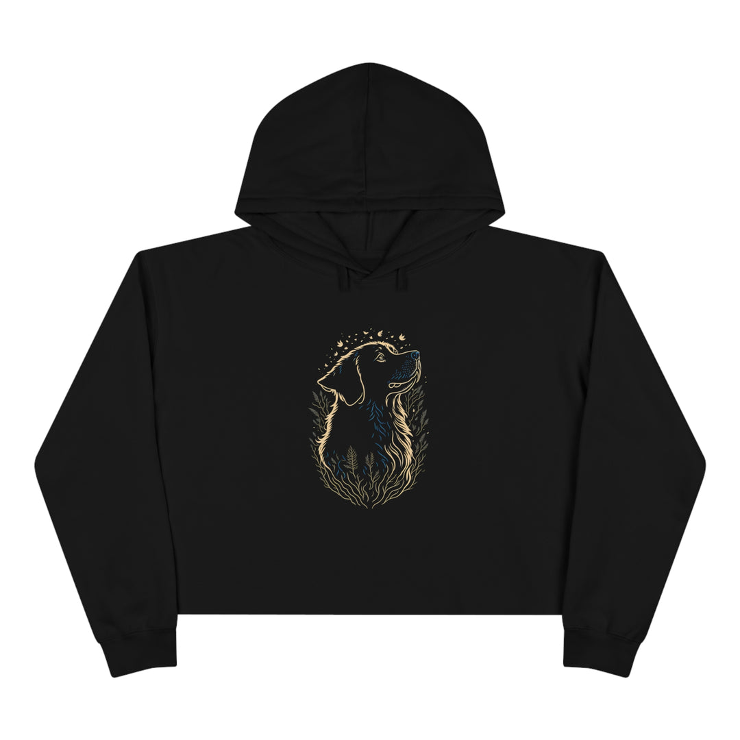 Dog Crop Hoodie - Wave Fusions