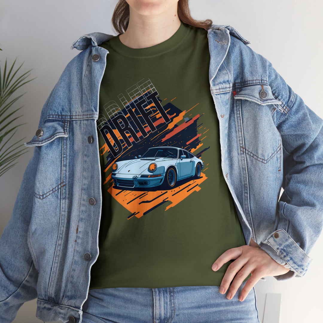 Classic Porsche Drift Tee - Wave Fusions Fashion Line