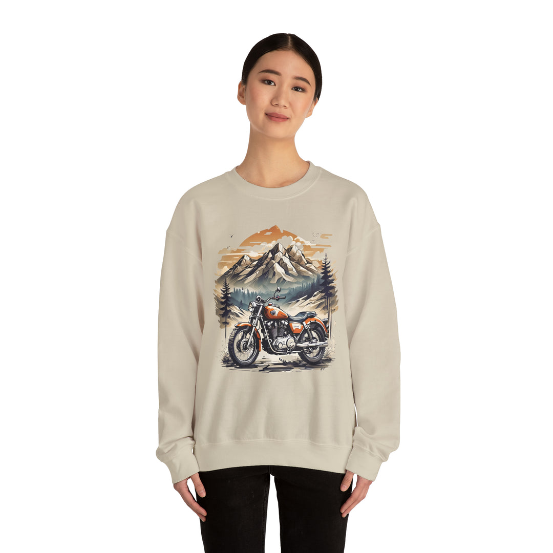 Highland Motorbike Unisex Sweatshirt - Wave Fusions