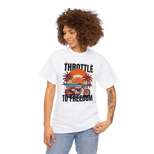 Throttle To Freedom Unisex T Shirt - Wave Fusions