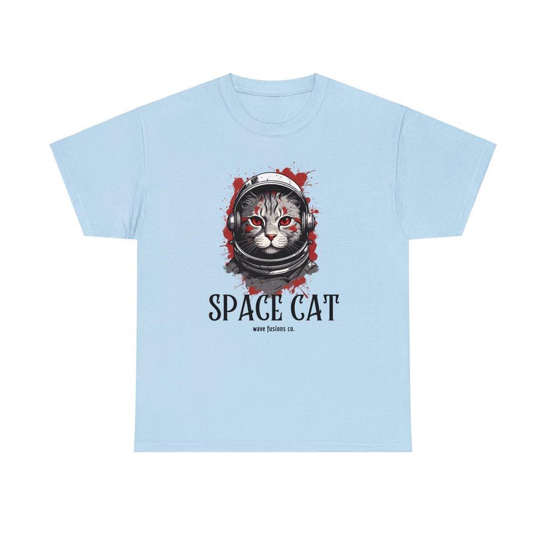 Cosmic Cat Spacewalk Astronaut T-shirt