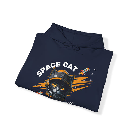 Space Cat Astronaut Hoodie - Lost In Space