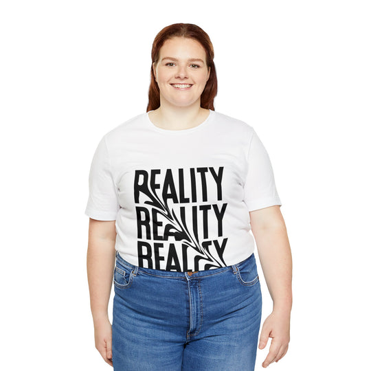 Reality Unisex Jersey Short Sleeve Tee - Wave Fusions