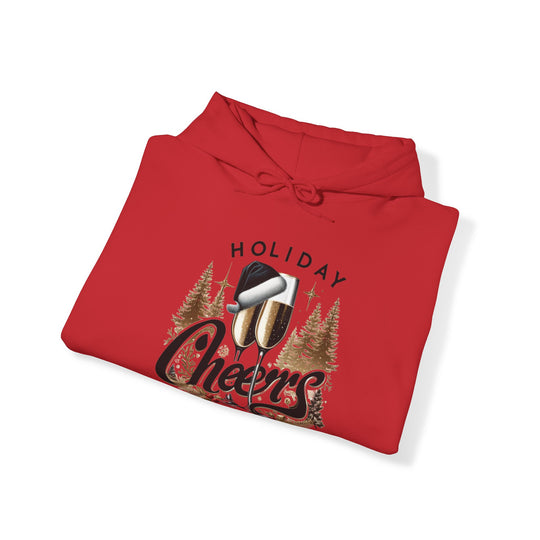 Holiday Cheers Unisex Hoodie - Wave Fusions