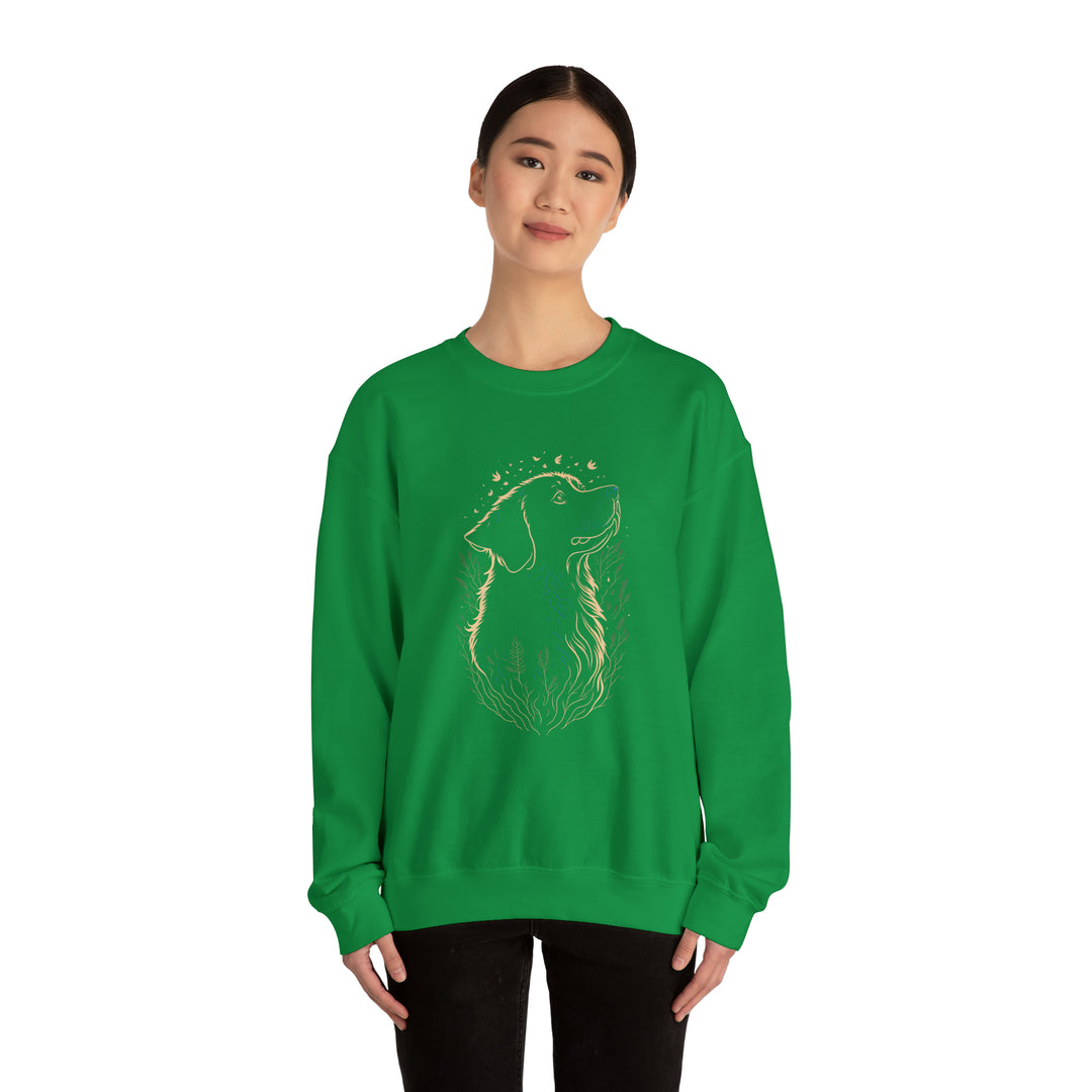 Dog Unisex Heavy Blend™ Crewneck Sweatshirt - Wave Fusions