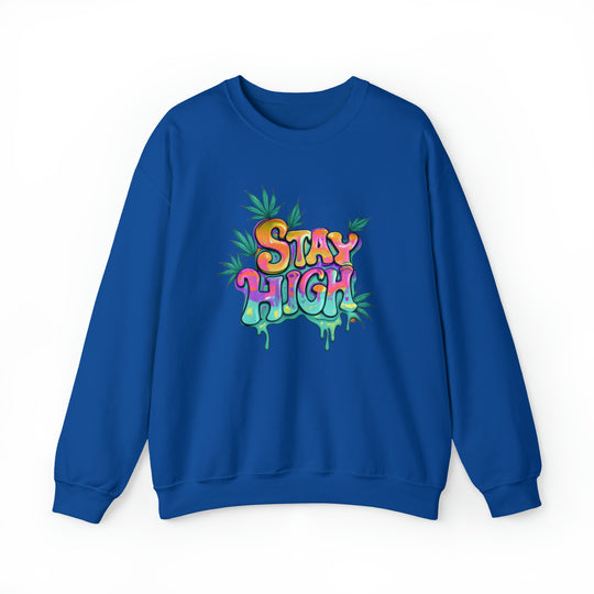 Stay High Unisex Heavy Blend™ Crewneck Sweatshirt - Wave Fusions