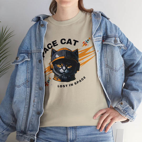 Space Cat Astronaut T-Shirt - Lost In Space