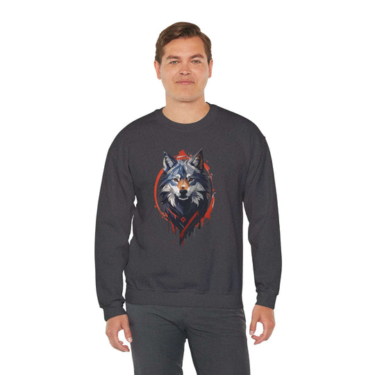 Alpha Wolf Crest Sweatshirt - Wilderness Royalty