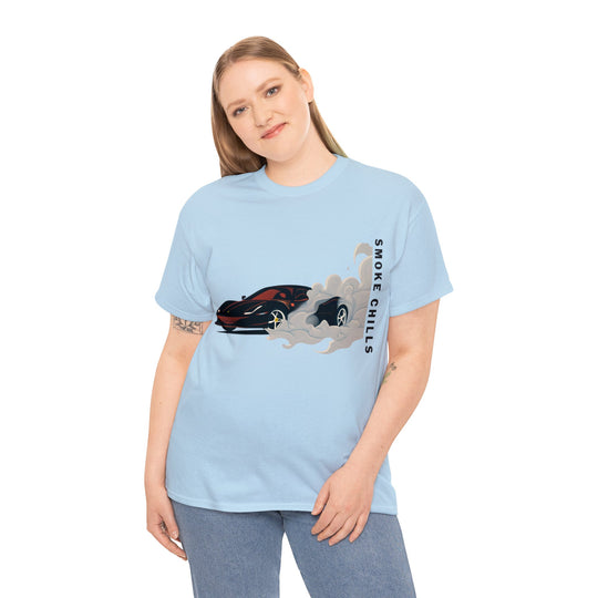 Smoke Chills Sports Car T-Shirt - Modern Car Edition