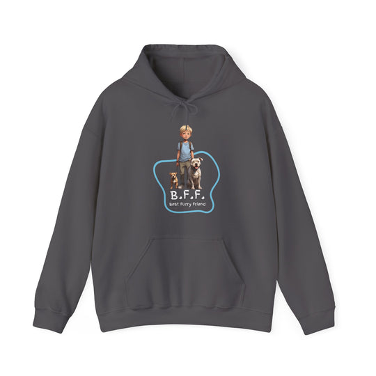 Best Furry Friend in City Lights Dog Hoodie -Bffs