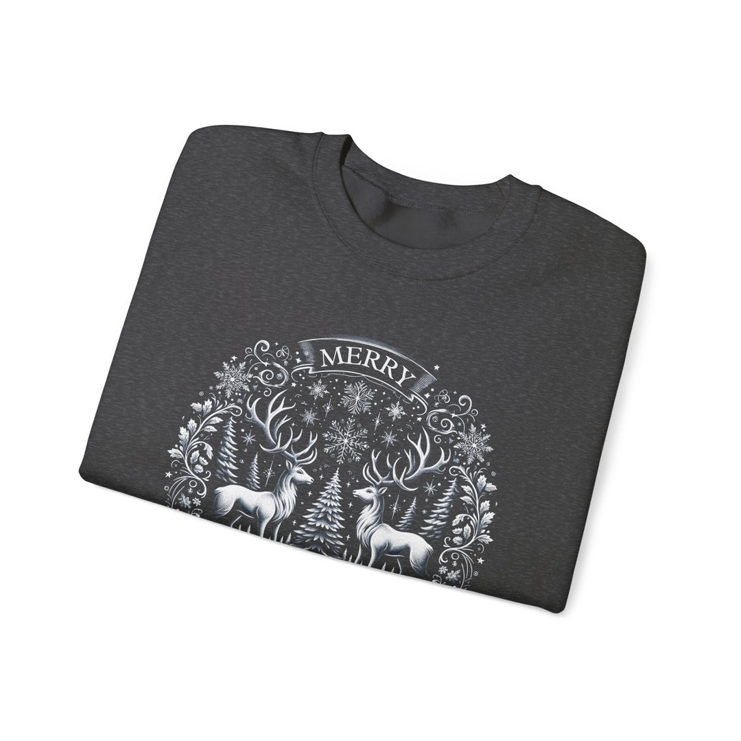 Woodland Reindeer Christmas Elegance Unisex Sweatshirt