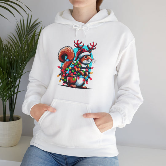 Christmas Squirrel Unisex Hoodie - Wave Fusions