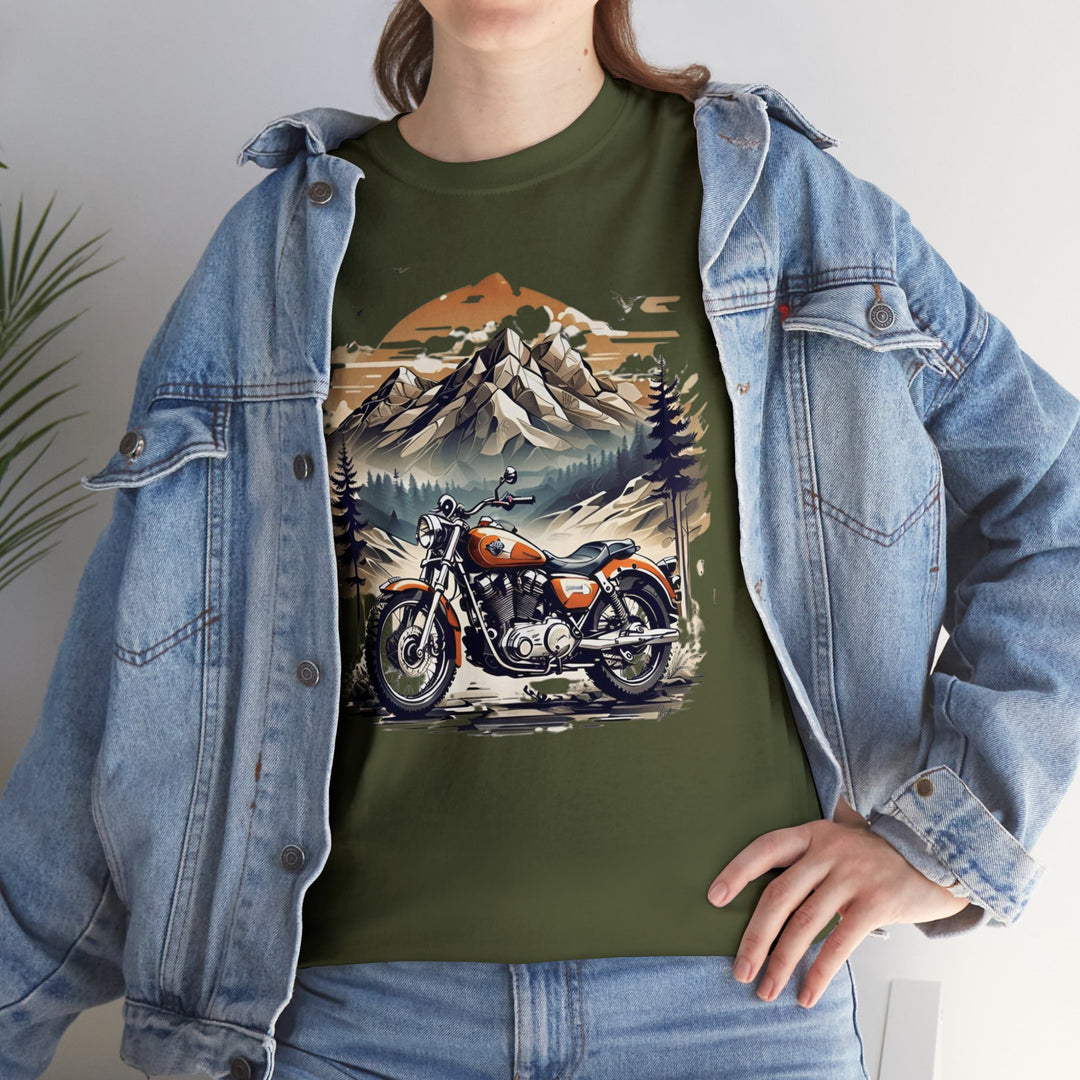 Highland Motorbike Unisex T Shirt - Wave Fusions