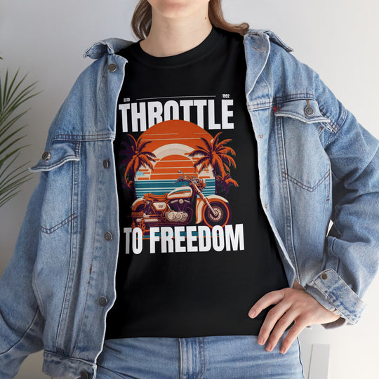 Throttle To Freedom Unisex T Shirt - Wave Fusions