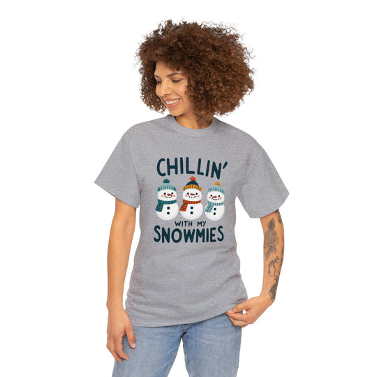 Chillin' Snowmies Unisex T Shirt - Wave Fusions