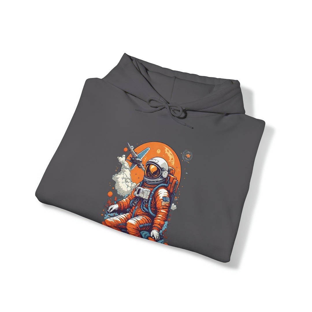 Retro Astronaut Unisex Hoodie - Wave Fusions