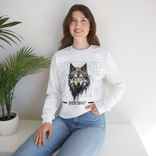 Lone Night Wolf Sweatshirt - After Dark Style