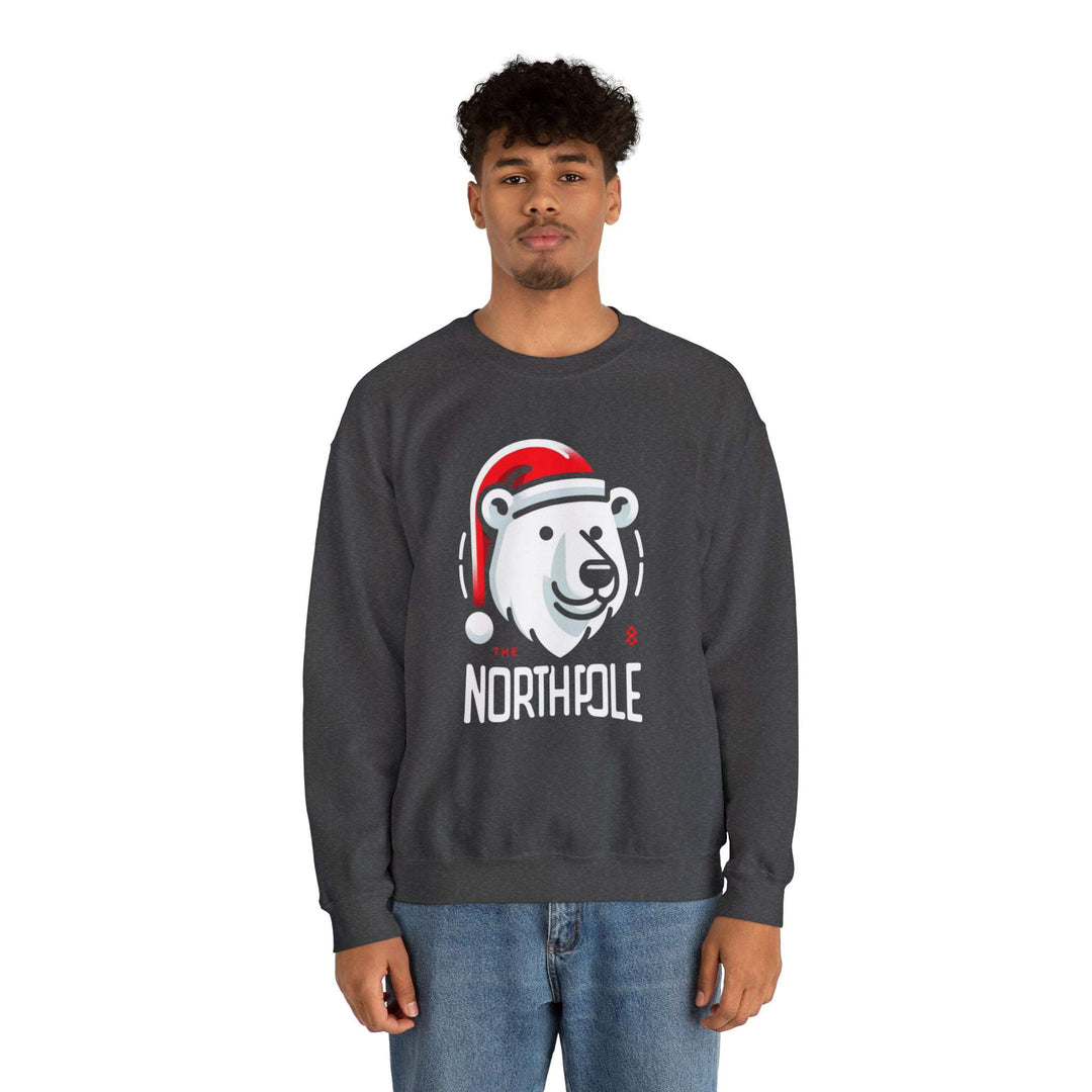 North Pole Bear Christmas Unisex Sweatshirt