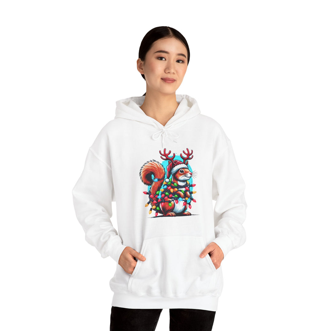 Christmas Squirrel Unisex Hoodie - Wave Fusions